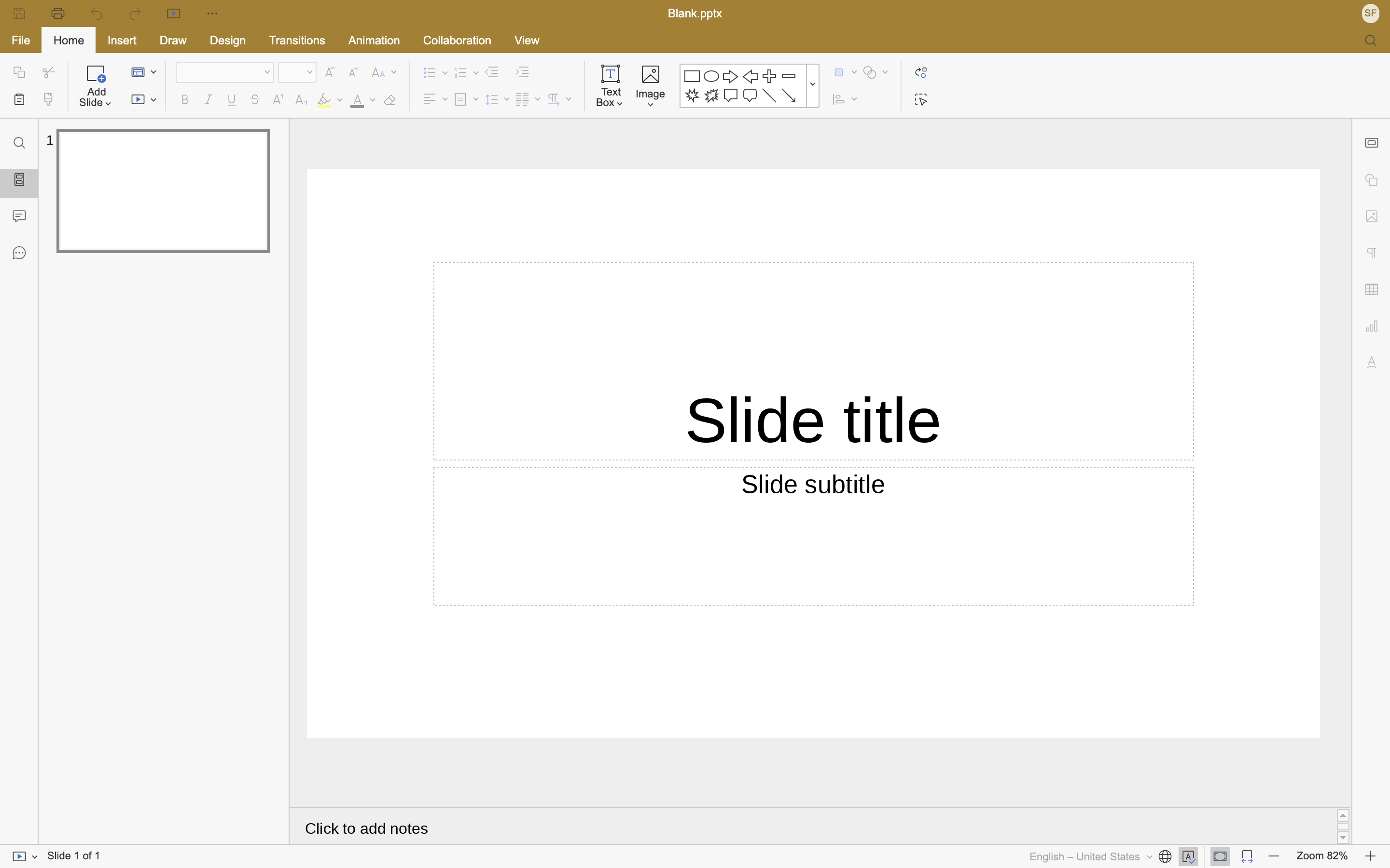 Libera Slides holds a title slide, and its toolbar is the Libera Slides gold.